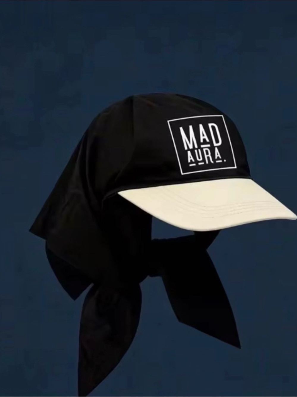 Scarf Cap with Cream Brim
